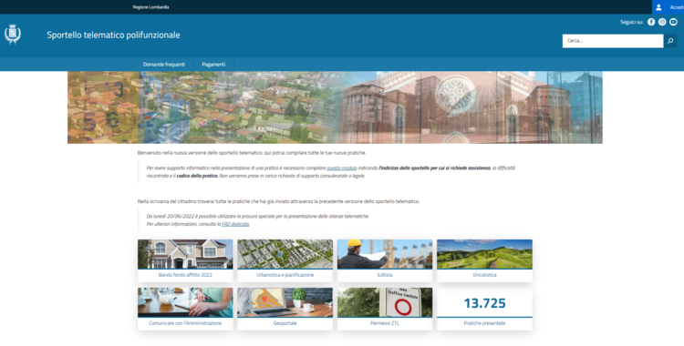 Avviso sui risultati della procedura di affidamento: fornitura delle attività di ampliamento e aggiornamento all'evoluzione tecnologica dello sportello telematico polifunzionale istituzionale - pnrr - cig: 9884450a2c - cup: b21f22003880006