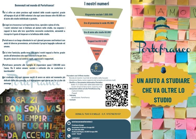Portofranco un aiuto allo studio a seregno